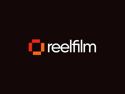 Reelfilm Logo Design brand design brand identity branding branding design design graphic design logo logo design logo mark logo type visual design