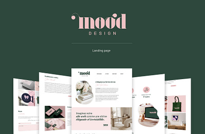 MOOD DESIGN website design graphic design ui