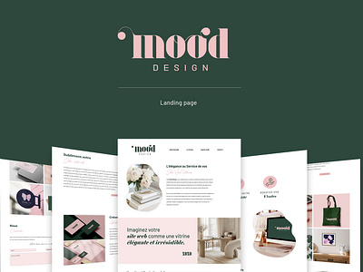 MOOD DESIGN website design graphic design ui