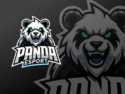 Panda Mascot Logo #14 animal logo bold logo branding creative logo design esport logo graphic design illustration logo logo design logo inspiration mascot logo minimalist logo panda panda logo