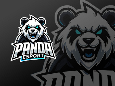 Panda Mascot Logo #14 animal logo bold logo branding creative logo design esport logo graphic design illustration logo logo design logo inspiration mascot logo minimalist logo panda panda logo