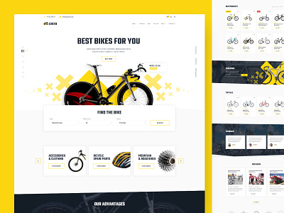 Bicycle Store Ecommerce Web Design bicycle store design bike store design ecommerce designer ecommerce landing page ecommerce web design ecommerce webste header landing page shopify shopify designer shopify store design shopify template shopify web design shopify website design store web design ui design ui designer web design web designer wix