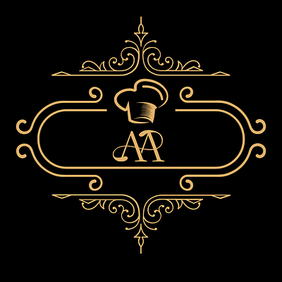 Allan & Ariane’s restaurant logos graphic design illustration logo logo design