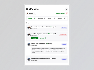 UI Exploration: Notification Modal✨ design ui uidesign uiux ux webdesign