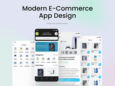 Modern E-Commerce Web Design e commerce modern shopping ui