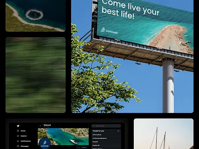 Sailweek - a refreshed brand identity animation brand brandrefresh design graphic design logo ui ux visualindentity web