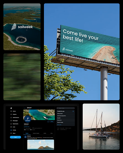 Sailweek - a refreshed brand identity animation brand brandrefresh design graphic design logo ui ux visualindentity web