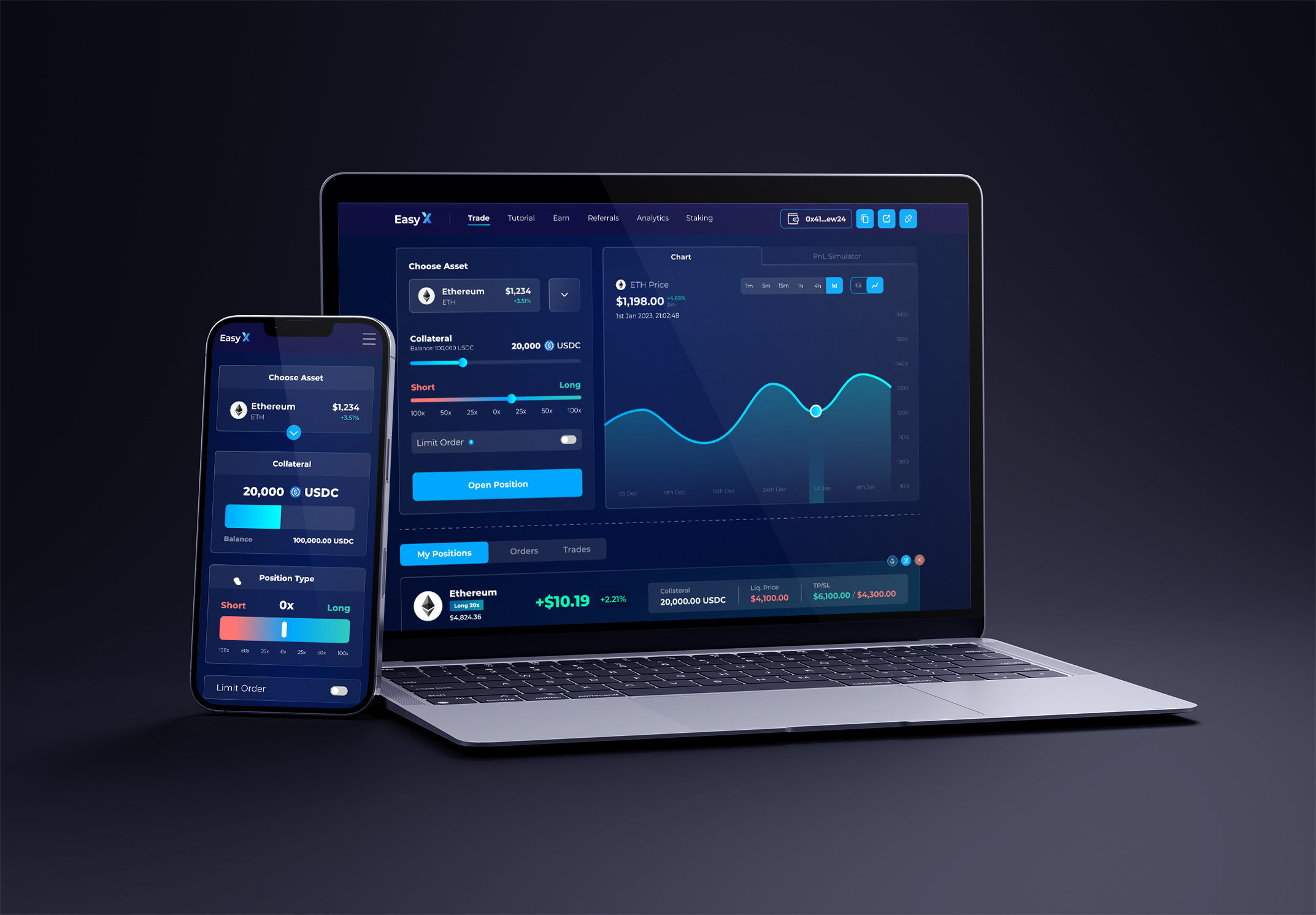 Beginner friendly crypto leverage trading beginner crypto bitcoin crypto crypto leverage trading decentralized exchange dex ethereum leverage trading newbie crypto normie crypto step by step trading platform tutorial ux web3