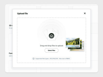 File uploader Part 1 clean dashboard design dialog drag and drop file file upload image image uploader minimal minimalism modal ui upload uploader user interface ux video