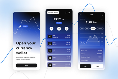 Cryptocurrency Wallet crypto wallet mobile app user experience design user interface design