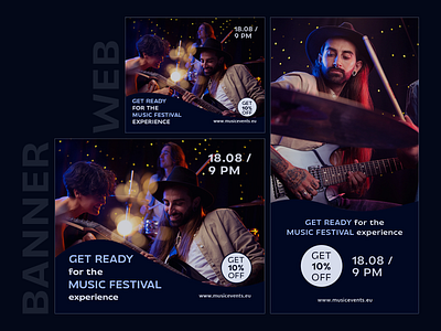 Music Festival / Banner graphic design photoshop