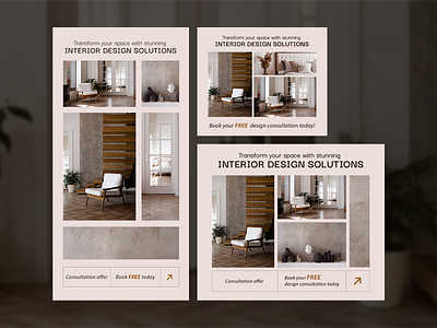 Interior Design / Banner graphic design photoshop