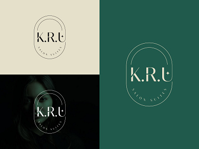 K.R.U Salon Suites Logo Design branding graphic design graphic designer logo logo creator logo designer logo maker logo type logodesing salon logo salon logo design