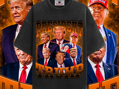 90s Bootleg T-Shirt Design 90s 90s bootleg t shirt design 90s vintage bootleg bootleg design donald trump hip hop rap tee raptee t shirt design