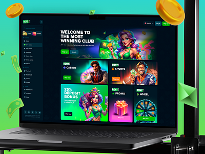 Casino Design app betting casino casino ui casino web crypto gambling game game banner gaming igaming in house live live casino originals poker slot design slots telegram ui ux