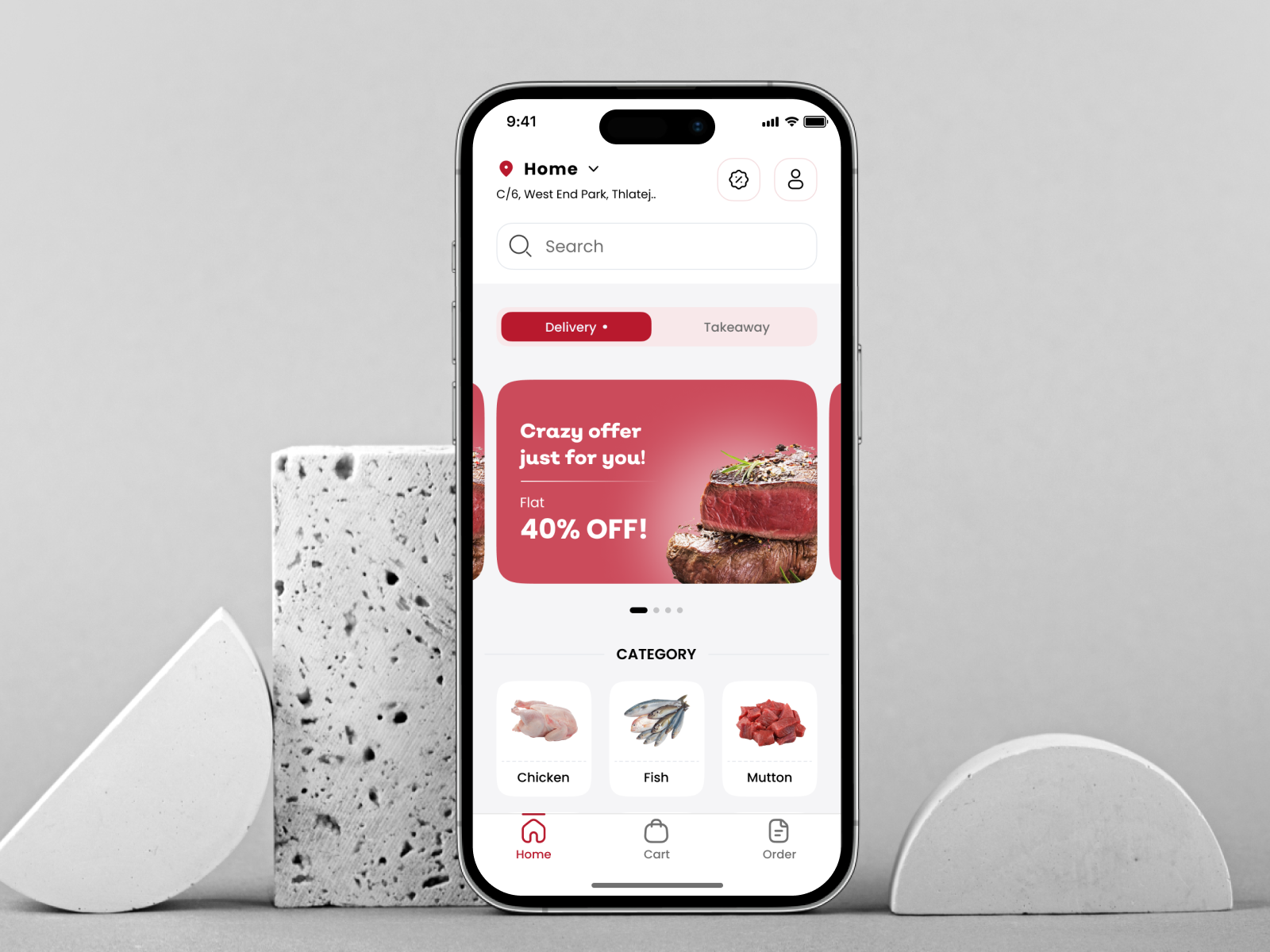Meat Delivery Software App UI Design app design behance daily design daily ux dashboard design design designers dribbble figma landing page meat delivery meat delivery software online meat ui ui bucket ui design ui trends uiux ux design