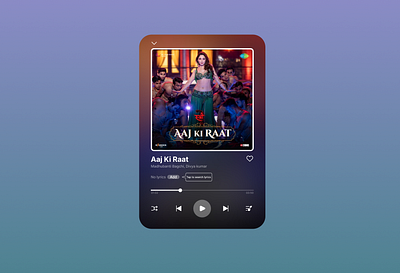 Design a Music Player - #002 dailyui figma graphics design music player ui design