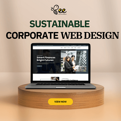 Sustainable Corporate Web Design Template corporate graphic design sustainable ui ux website