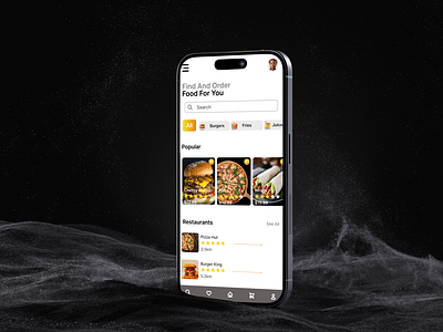 Food Delivery App Design graphic design ui