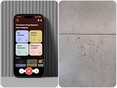 AI-powered Object Scanner/Counter Mobile App Design ai animation app design artificial intelligence barcode branding camera mobile app mobile scanner monitor motion design motion graphics object object scanner scan scanner scanner app scanningm track tracker