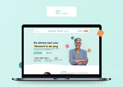 A bright, colourful and friendly web design healthcare it medical web design