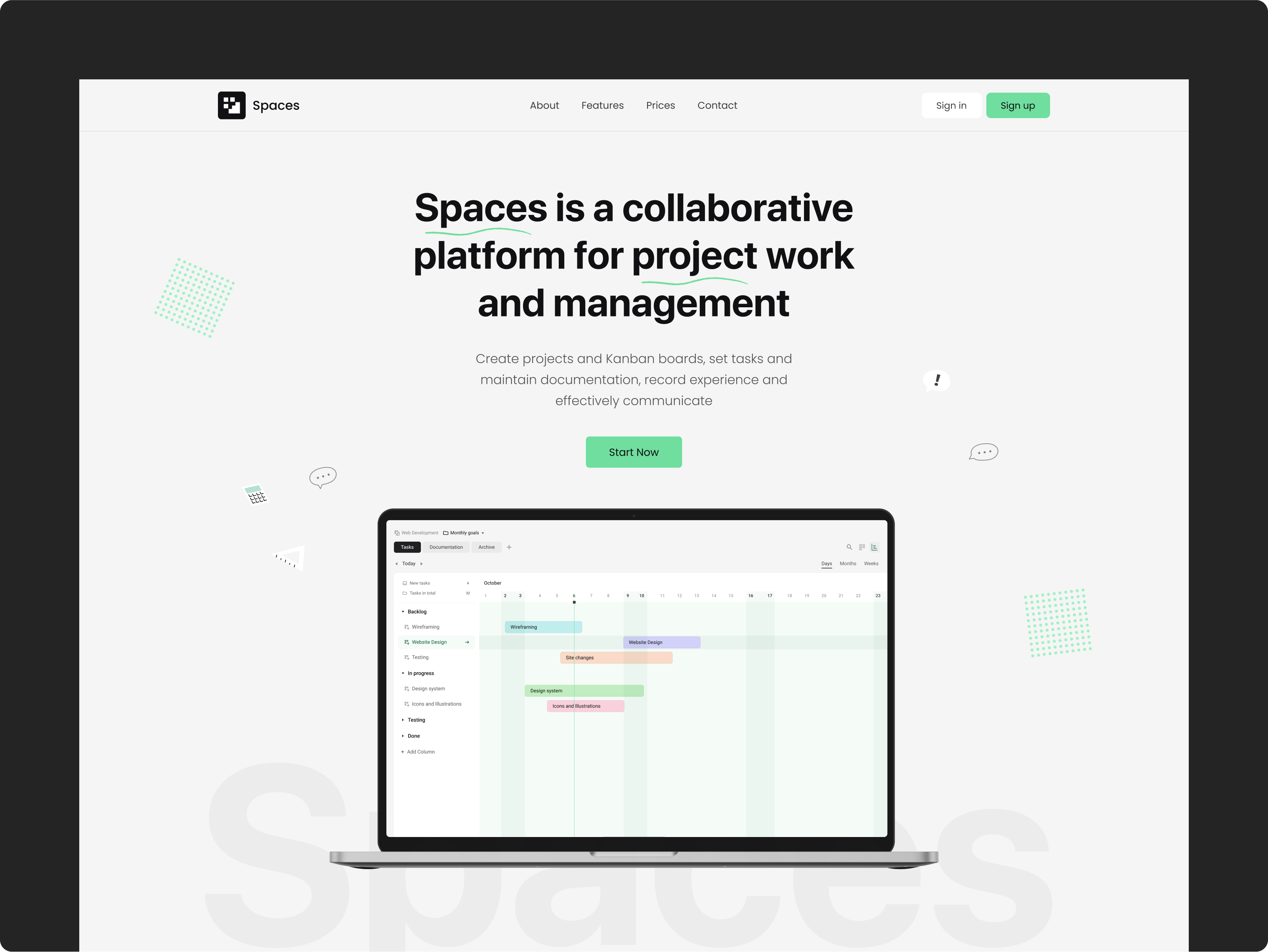 Website For Collaborative Project Management Software brand consistency branding clean and modern layout dashboard design graphic design illustration isually appealing website kanban logo platform project management software responsive design strong call to action task management uiux user centric user friendly website website design