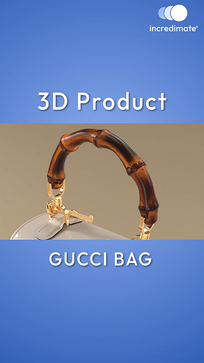 3D Gucci bag 3dmodeling guccibag luxuryfation viralreel