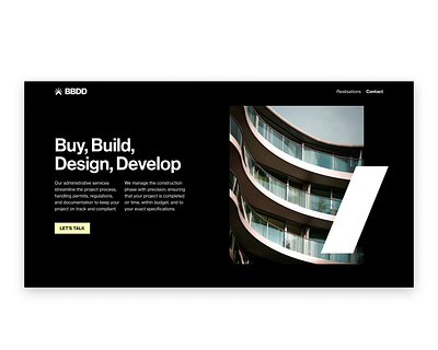 Project Development Home Page branding graphic design landing page ui web design webdesign website website design