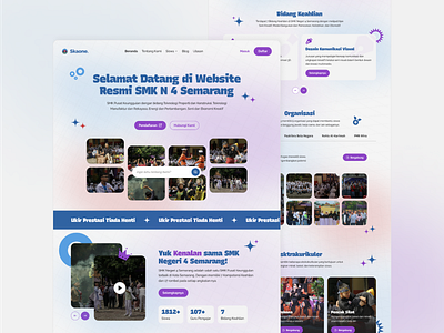 Redesign School Website — SMKN 4 Semarang, Indonesia design thinking figma landing page school website ui ui design ui ux design ui ux school ui website ux ux design ux research