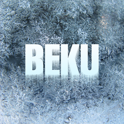 Beku background beku branding design font frost froze frozen frozen text graphic design pattern text design texture typography typography design