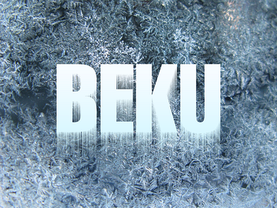 Beku background beku branding design font frost froze frozen frozen text graphic design pattern text design texture typography typography design