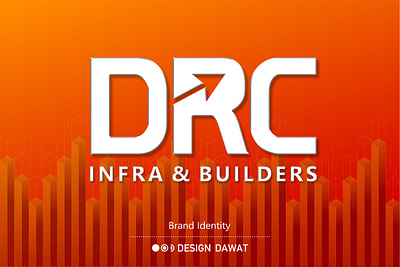 DRC INFRA & BUILDERS BY DESIGN DAWAT advertising brand name brand strategy branding graphic design logo social media stationary