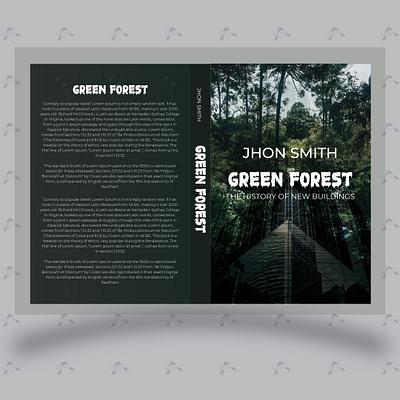 Book Cover Design book book cover cover critave work forest graphic design green forest