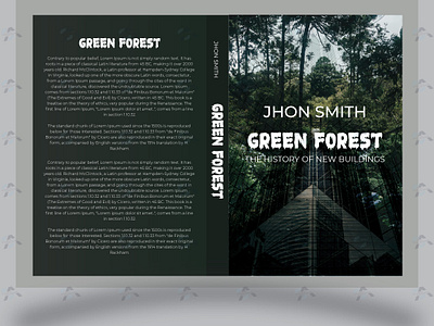 Book Cover Design book book cover cover critave work forest graphic design green forest