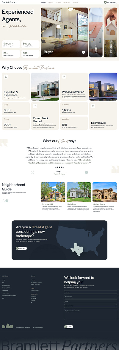 Intuitive user experience for home buyers and sellers. austin real estate design home buying home selling property search real estate real estate website ui user experience user interface web design website design