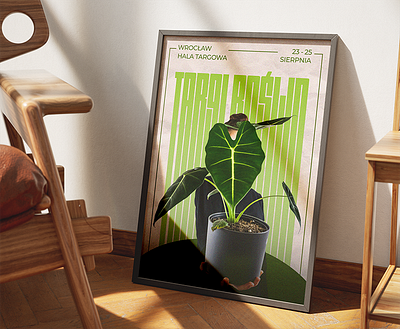 Targi Roślin - Poster art design graphic design green illustration poster