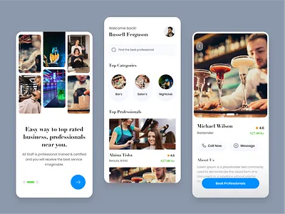 Find Business Professionals branding graphic design logo ui