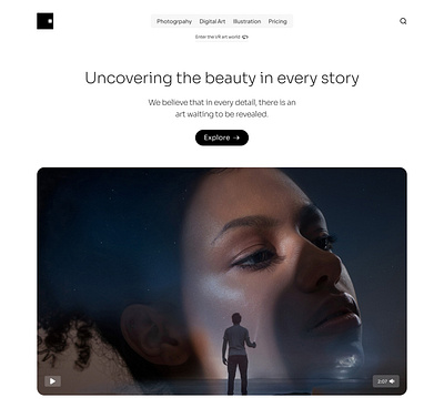 Stosquare - Landing page (WIP) art figma illustration photography productdesign ui uiux ux uxui vr webdesign webdesigner