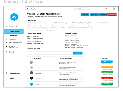 An Enquiry Page figma prototyping ui ux web design wireframing