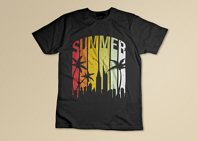 Summer T-shirt design adventure best design branding custom custom t shirt design design graphic design illustration river summer summer t shirt summer t shirt design summer vibes t shirt t shirt design