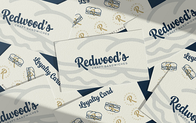 Redwood's Craft Sandwiches branding branding identity design diner graphic design logo oregon packaging redwood restaurant sandwich sandwich shop sandwiches typography visual identity