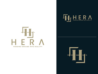 HERA Brand logo branding design fiverr graphic design logo logo design minimalistic visual identity