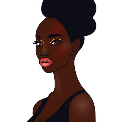 Stylised illustrations (black women) 3d animation app art artwork branding character design concept art design fashion feedback graphic design illustration landscape logo motion graphics photography typography ui vector