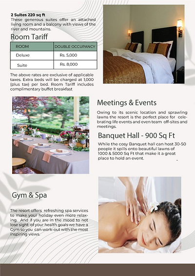 Brochure Design brochure design catalog catalog design company brochure company catalog graphic design hotel catalog modern catalog design resort spa