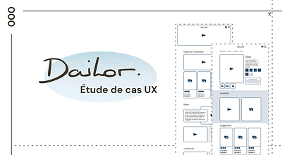 Dailor - Étude de cas UX cas case clothes dossierux dressing etude figma mode rechercheux studycase surmesure tailor ux uxfile vetements webdesign étude