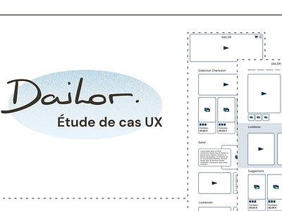 Dailor - Étude de cas UX cas case clothes dossierux dressing etude figma mode rechercheux studycase surmesure tailor ux uxfile vetements webdesign étude