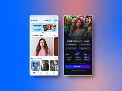 AI Face Swap ai design face face swap home premium ui