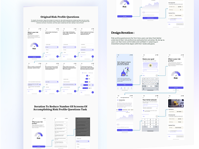 Case study for investment flow 3d animation graphic design ui