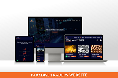 Paradise Traders 3d animation branding graphic design logo motion graphics ui