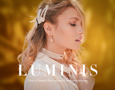 Luminis | Brand Identity brand branding company design gold graphic design jewellery shop